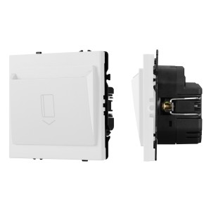 Выключатель карточный NOBE ARL SWT-CRD-SFPL-WH, софт-тач, 250V, 25A