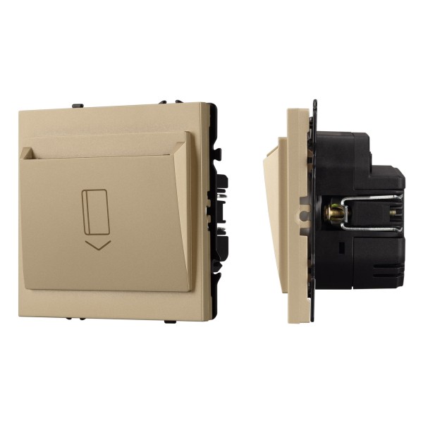 Выключатель карточный ARL NOBE SWT-CRD-SFPL-GD софт-тач 250V 25A
