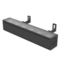 СВЕТОДИОДНЫЙ СВЕТИЛЬНИК VARTON АРХИТЕКТУРНЫЙ REGULA 2.0 BLUE С МАТОВЫМ РАССЕИВАТЕЛЕМ RAL9005 ЧЕРНЫЙ МУАР Regula 2.0 300мм одиночные