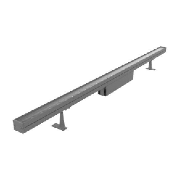 СВЕТОДИОДНЫЙ СВЕТИЛЬНИК VARTON АРХИТЕКТУРНЫЙ REGULA DMX RGBW ЛИНЗОВАННЫЙ RAL7045 СЕРЫЙ Regula 1200mm RGBW