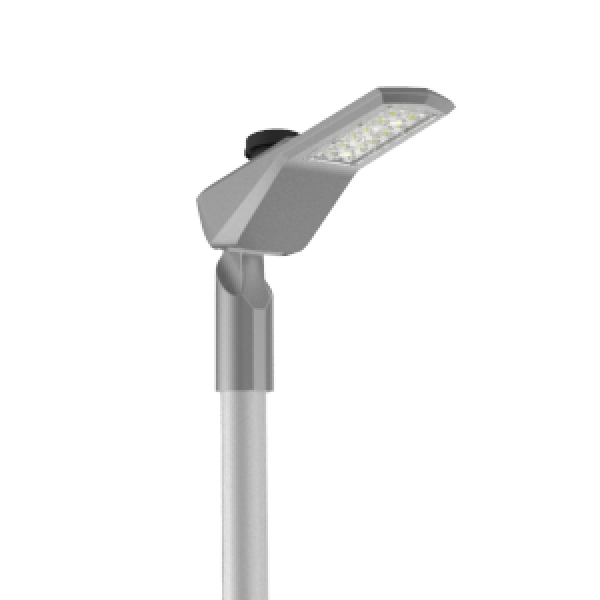 СВЕТОДИОДНЫЙ СВЕТИЛЬНИК VARTON УЛИЧНЫЙ LEVANTE PLAZA КРОНШТЕЙН 1..10V NEMA RAL7045 СЕРЫЙ МУАР Levante Plaza (для площади)