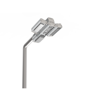 СВЕТОДИОДНЫЙ СВЕТИЛЬНИК VARTON ДЛЯ ОХРАННОГО ПЕРИМЕТРА CERBERUS КОНСОЛЬНЫЙ IP67 RAL7045 СЕРЫЙ Cerberus