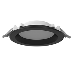 СВЕТОДИОДНЫЙ СВЕТИЛЬНИК VARTON DL-01 PRO CRI90 176X51 ММ IP65/40 RAL9005 ЧЕРНЫЙ МУАР С РАССЕИВАТЕЛЕМ ОПАЛ DL-01 RUS Pro CRI90 Ø160