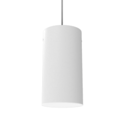 СВЕТОДИОДНЫЙ СВЕТИЛЬНИК VARTON DL-ROLL ПОДВЕСНОЙ 90Х170 ММ RAL9003 БЕЛЫЙ МУАР С РАССЕИВАТЕЛЕМ ОПАЛ DL-Roll Opal Ø90 подвесные