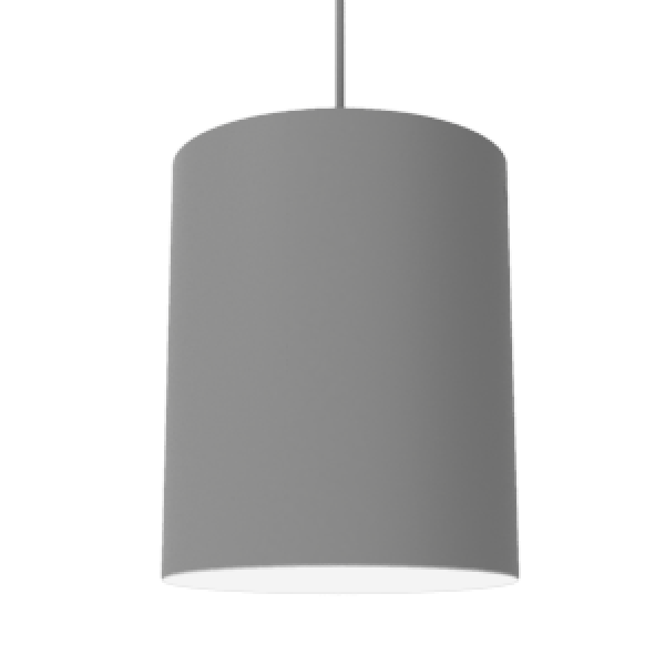 СВЕТОДИОДНЫЙ СВЕТИЛЬНИК VARTON DL-ROLL ПОДВЕСНОЙ 140Х190 ММ RAL7045 СЕРЫЙ МУАР С РАССЕИВАТЕЛЕМ ОПАЛ DL-Roll Opal Ø140 подвесные