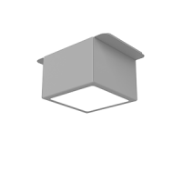 СВЕТОДИОДНЫЙ СВЕТИЛЬНИК VARTON DL-GRILL CRI90 ДЛЯ ПОТОЛКА ГРИЛЬЯТО 75Х75 ММ С ШИРИНОЙ ЛАМЕЛИ RAL7024 СЕРЫЙ МУАР DL-Grill CRI90 ячейка 75х75 мм (ширина ламели 15 мм)