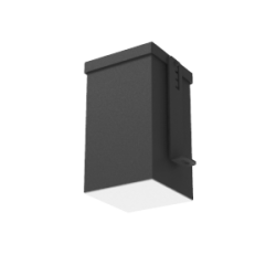 СВЕТОДИОДНЫЙ СВЕТИЛЬНИК VARTON DL-GRILL 100Х100 ММ CRI90 ДЛЯ ПОТОЛКА ГРИЛЬЯТО С ШИРИНОЙ ЛАМЕЛИ ВСТРАИВАЕМЫЙ IP54 RAL9005 ЧЕРНЫЙ МУАР DL-Grill IP54 CRI90 ячейка 100х100 мм (ширина ламели 10 мм)