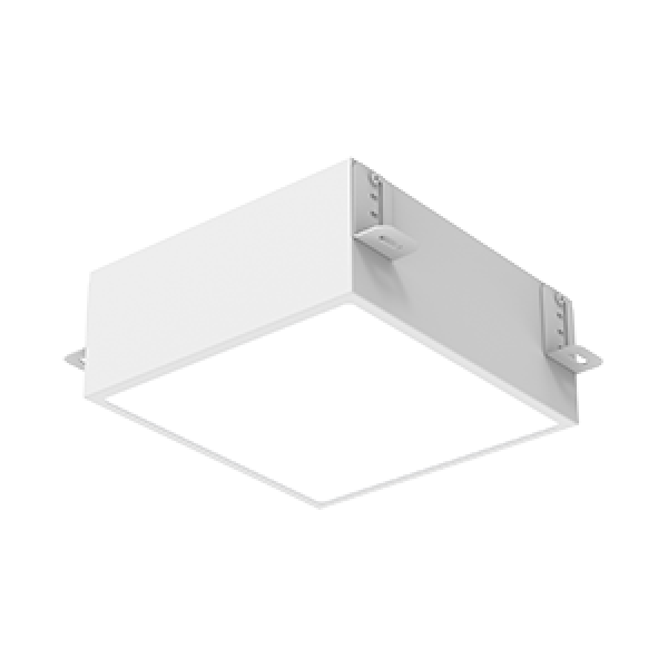 СВЕТОДИОДНЫЙ СВЕТИЛЬНИК VARTON DL-GRILL 200Х200 ММ CRI90 ДЛЯ ПОТОЛКА ГРИЛЬЯТО С ШИРИНОЙ ЛАМЕЛИ ВСТРАИВАЕМЫЙ IP54 RAL9003 БЕЛЫЙ МУАР DL-Grill IP54 CRI90 ячейка 200х200 мм (ширина ламели 10 мм)