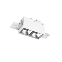СВЕТОДИОДНЫЙ СВЕТИЛЬНИК VARTON DL-BOX REFLECT MULTI 1X2 TRIMLESS ВСТРАИВАЕМЫЙ RAL9003 БЕЛЫЙ DL-Box Reflect Multi 1x2 trimless