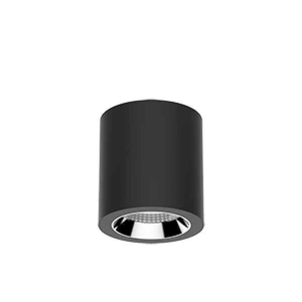 СВЕТОДИОДНЫЙ СВЕТИЛЬНИК VARTON DL-02 TUBE НАКЛАДНОЙ 160Х150 ММ RAL9005 ЧЕРНЫЙ МУАР DL-02 Tube 12 Вт