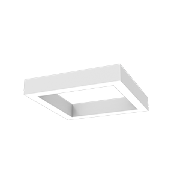 CВЕТИЛЬНИК VARTON Х-LINE КВАДРАТ ПОДВЕСНОЙ RAL9003 БЕЛЫЙ МУАР С РАССЕИВАТЕЛЕМ ОПАЛ X-line квадрат 0,5 х 0,5 м