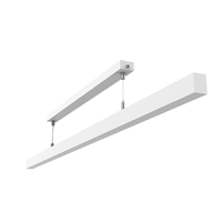 СВЕТОДИОДНЫЙ СВЕТИЛЬНИК VARTON ПОДВЕСНОЙ QUBO-LINE С РАССЕИВАТЕЛЕМ ОПАЛ RAL9003 БЕЛЫЙ МУАР Qubo-line 1010х30 мм