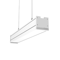 СВЕТОДИОДНЫЙ СВЕТИЛЬНИК VARTON MERCURY PRO ПОДВЕСНОЙ IP54 RAL9003 БЕЛЫЙ МУАР С РАССЕИВАТЕЛЕМ ОПАЛ С ДЕКОРАТИВНЫМ ПРОВОДОМ И КОМПЛЕКТОМ ПОДВЕСОВ Mercury Pro 0,5 м