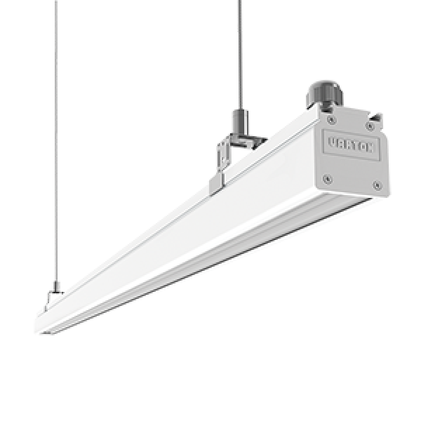 СВЕТОДИОДНЫЙ СВЕТИЛЬНИК VARTON MERCURY MALL IP54 ОПАЛ БЕЛЫЙ RAL9003 МУАР ДИММИРУЕМЫЙ ПО ПРОТОКОЛУ DALI Mercury LED Mall IP54 1,0 м