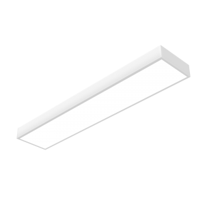 СВЕТОДИОДНЫЙ СВЕТИЛЬНИК VARTON GEXUS LINE UP RAL9003 БЕЛЫЙ МУАР ОПАЛ-МИКРОПРИЗМА Gexus Line 1500х300