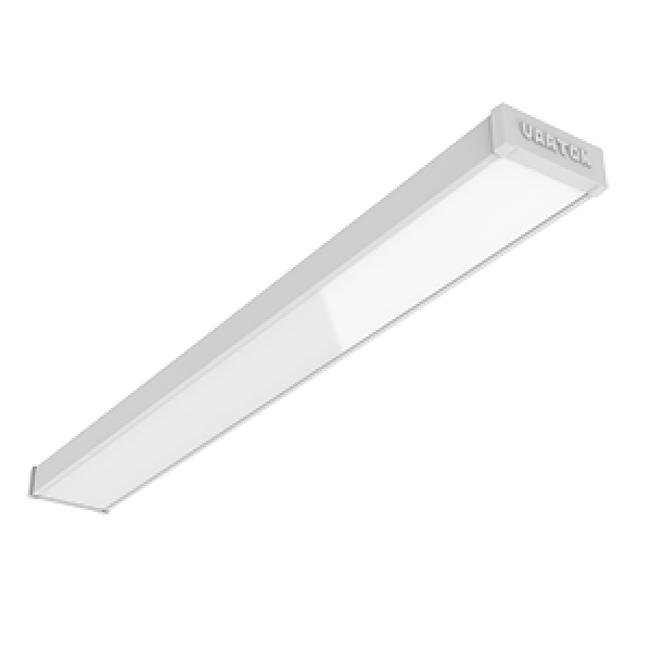 СВЕТОДИОДНЫЙ СВЕТИЛЬНИК VARTON R- LINE IP20 С РАССЕИВАТЕЛЕМ ОПАЛ R-line 1,2 м с рассеивателем (ширина 140 мм)