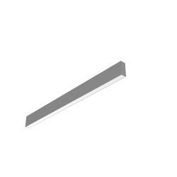 СВЕТОДИОДНЫЙ СВЕТИЛЬНИК VARTON ANGUSTA HIGH НАКЛАДНОЙ IP40 СЕРЫЙ RAL7045 МУАР С РАССЕИВАТЕЛЕМ ОПАЛ Angusta High накладной 2.0м