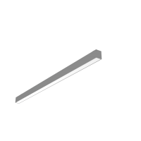 СВЕТОДИОДНЫЙ СВЕТИЛЬНИК VARTON ANGUSTA НАКЛАДНОЙ IP40 RAL7045 СЕРЫЙ МУАР С РАССЕИВАТЕЛЕМ ОПАЛ Angusta накладной 1,25м