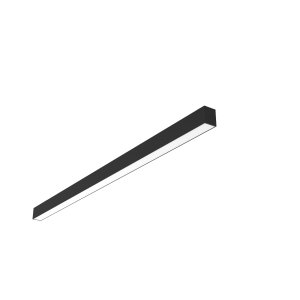 СВЕТОДИОДНЫЙ СВЕТИЛЬНИК VARTON ANGUSTA НАКЛАДНОЙ IP40 RAL9005 ЧЕРНЫЙ МУАР С РАССЕИВАТЕЛЕМ ОПАЛ Angusta накладной 2,0м