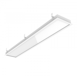 СВЕТОДИОДНЫЙ СВЕТИЛЬНИК VARTON GR350/F 2.0 (МОНТ. 1188Х294 ММ) С РАМКОЙ ПЛАНКАМИ ДЛЯ ПОДВЕСА И РАССЕИВАТЕЛЕМ ПРИЗМА GR350/F 2.0 1219х325х50 мм IP40