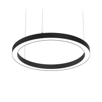 СВЕТИЛЬНИК VARTON ENSO 420Х40 ММ ПОДВЕСНОЙ CRI90 С РАССЕИВАТЕЛЕМ ОПАЛ RAL9005 ЧЕРНЫЙ МАТОВЫЙ Enso  420 мм подвесной