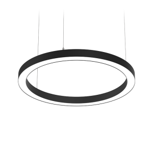 СВЕТИЛЬНИК VARTON ENSO 600Х40 ММ ПОДВЕСНОЙ CRI90 С РАССЕИВАТЕЛЕМ ОПАЛ RAL9005 ЧЕРНЫЙ МАТОВЫЙ Enso  600 мм подвесной