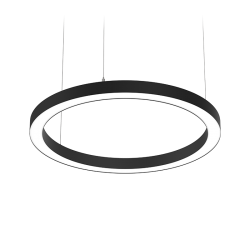 СВЕТИЛЬНИК VARTON ENSO 810Х40 ММ ПОДВЕСНОЙ CRI90 С РАССЕИВАТЕЛЕМ ОПАЛ RAL9005 ЧЕРНЫЙ МАТОВЫЙ Enso  810 мм подвесной