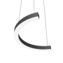 СВЕТИЛЬНИК VARTON ENSO C CRI90 ПОДВЕСНОЙ RAL9005 ЧЕРНЫЙ МАТОВЫЙ С РАССЕИВАТЕЛЕМ ОПАЛ Enso C  570х285х40 подвесные