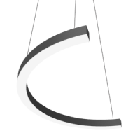 СВЕТИЛЬНИК VARTON ENSO C CRI90 ПОДВЕСНОЙ RAL9005 ЧЕРНЫЙ МАТОВЫЙ С РАССЕИВАТЕЛЕМ ОПАЛ Enso C 1050х525х40 подвесные