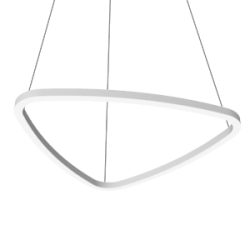 СВЕТИЛЬНИК VARTON ENSO A CRI90 ПОДВЕСНОЙ RAL9003 БЕЛЫЙ МАТОВЫЙ С РАССЕИВАТЕЛЕМ ОПАЛ Enso A 1100х1040х40 подвесные