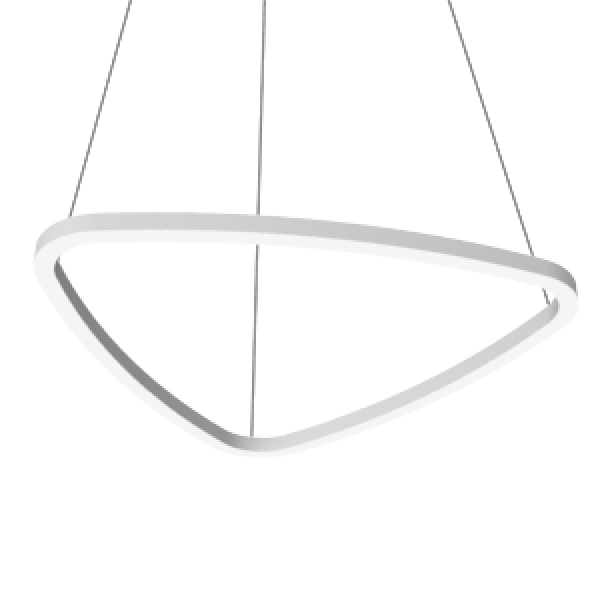 СВЕТИЛЬНИК VARTON ENSO A CRI90 ПОДВЕСНОЙ RAL9003 БЕЛЫЙ МАТОВЫЙ С РАССЕИВАТЕЛЕМ ОПАЛ Enso A 1100х1040х40 подвесные