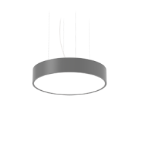 СВЕТОДИОДНЫЙ СВЕТИЛЬНИК VARTON COSMO 600Х115 ММ ПОДВЕСНОЙ CRI90 CRI90 ПОДВЕСНОЙ С РАССЕИВАТЕЛЕМ ОПАЛ RAL7045 СЕРЫЙ МУАР Cosmo  600 мм подвесные