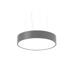 СВЕТОДИОДНЫЙ СВЕТИЛЬНИК VARTON COSMO 600Х115 ММ ПОДВЕСНОЙ CRI90 CRI90 ПОДВЕСНОЙ С РАССЕИВАТЕЛЕМ ОПАЛ RAL7045 СЕРЫЙ МУАР Cosmo 600 мм подвесные