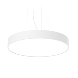 СВЕТОДИОДНЫЙ СВЕТИЛЬНИК VARTON COSMO 900Х115 ММ ПОДВЕСНОЙ CRI90 С РАССЕИВАТЕЛЕМ ОПАЛ RAL9003 БЕЛЫЙ МУАР Cosmo  900 мм подвесные