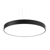 СВЕТОДИОДНЫЙ СВЕТИЛЬНИК VARTON COSMO ПОДВЕСНОЙ CRI90 1750Х100 ММ С РАССЕИВАТЕЛЕМ ОПАЛ RAL9005 ЧЕРНЫЙ МУАР Cosmo 1750 мм подвесные