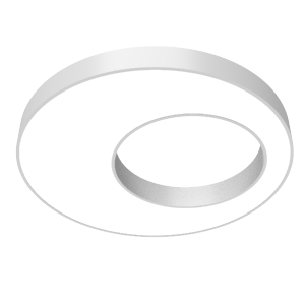 СВЕТОДИОДНЫЙ СВЕТИЛЬНИК VARTON COSMO EXCENTRIC 900Х115 ММ ПОДВЕСНОЙ CRI90 RAL9003 БЕЛЫЙ МУАР С РАССЕИВАТЕЛЕМ ОПАЛ Cosmo excentric 900 мм подвесные