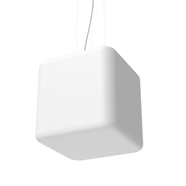 СВЕТОДИОДНЫЙ СВЕТИЛЬНИК VARTON QUBUS ПОДВЕСНОЙ CRI90 С РАССЕИВАТЕЛЕМ ОПАЛ Qubus 350 мм подвесной