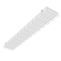 СВЕТОДИОДНЫЙ СВЕТИЛЬНИК VARTON S270 2.0 СПОРТИВНЫЙ ДЛЯ ОБРАЗОВАТЕЛЬНЫХ УЧРЕЖДЕНИЙ CRI90 НАКЛАДНОЙ IP40 С ПРИЗМАТИЧЕСКИМ РАССЕИВАТЕЛЕМ С ЗАЩИТНОЙ РЕШЕТКОЙ S270 2.0 IP40 (спорт 1200х212 мм аналог 2*36)