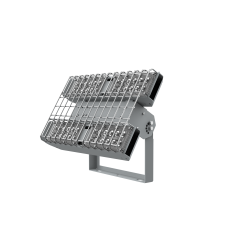 СВЕТОДИОДНЫЙ СВЕТИЛЬНИК VARTON FIZRUK СПОРТИВНЫЙ ДЛЯ ОБРАЗОВАТЕЛЬНЫХ УЧРЕЖДЕНИЙ CRI90 НАКЛАДНОЙ IP65 С ПОВОРОТНЫМ КРОНШТЕЙНОМ ЗАЩИТНОЙ РЕШЕТКОЙ ОПТИКОЙ RAL7045 СЕРЫЙ Fizruk 100 Вт