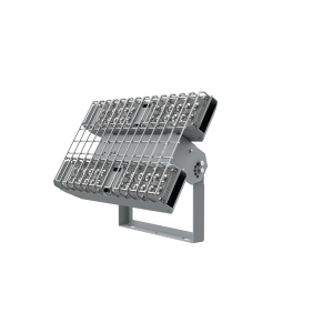 СВЕТОДИОДНЫЙ СВЕТИЛЬНИК VARTON FIZRUK СПОРТИВНЫЙ ДЛЯ ОБРАЗОВАТЕЛЬНЫХ УЧРЕЖДЕНИЙ CRI90 НАКЛАДНОЙ IP65 С ПОВОРОТНЫМ КРОНШТЕЙНОМ ЗАЩИТНОЙ РЕШЕТКОЙ ОПТИКОЙ RAL7045 СЕРЫЙ Fizruk 100 Вт