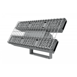 СВЕТОДИОДНЫЙ СВЕТИЛЬНИК VARTON СПОРТИВНЫЙ FIZRUK CRI80 НАКЛАДНОЙ IP65 С ПОВОРОТНЫМ КРОНШТЕЙНОМ ЗАЩИТНОЙ РЕШЕТКОЙ ОПТИКОЙ RAL7045 СЕРЫЙ Fizruk 150 Вт