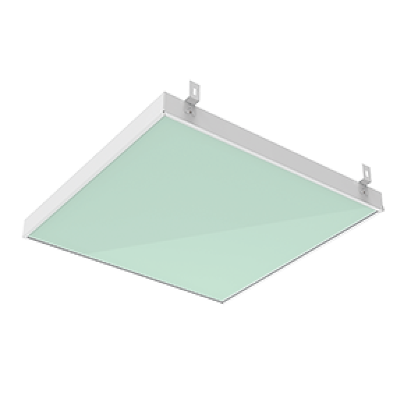 СВЕТОДИОДНЫЙ СВЕТИЛЬНИК VARTON E070 2.0 ДЛЯ ОБРАЗОВАТЕЛЬНЫХ УЧРЕЖДЕНИЙ CRI90 IP54 ДЛЯ ГРИЛЬЯТО С РАССЕИВАТЕЛЕМ ОПАЛ СТЕКЛО E070/GL 2.0 IP54 для Грильято (школа 588х588 мм)