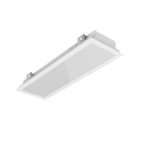 СВЕТОДИОДНЫЙ СВЕТИЛЬНИК VARTON Е170 2.0 ДЛЯ ОБРАЗОВАТЕЛЬНЫХ УЧРЕЖДЕНИЙ CRI90 ПОД ГИПСОКАРТОННЫЕ ПОТОЛКИ (МОНТ. РАЗМЕР 600Х185 ММ) С ОПАЛОВЫМ РАССЕИВАТЕЛЕМ RAL9003 МАТОВЫЙ E170 2.0 IP40 для гипсокартона (школа 620х198 мм)