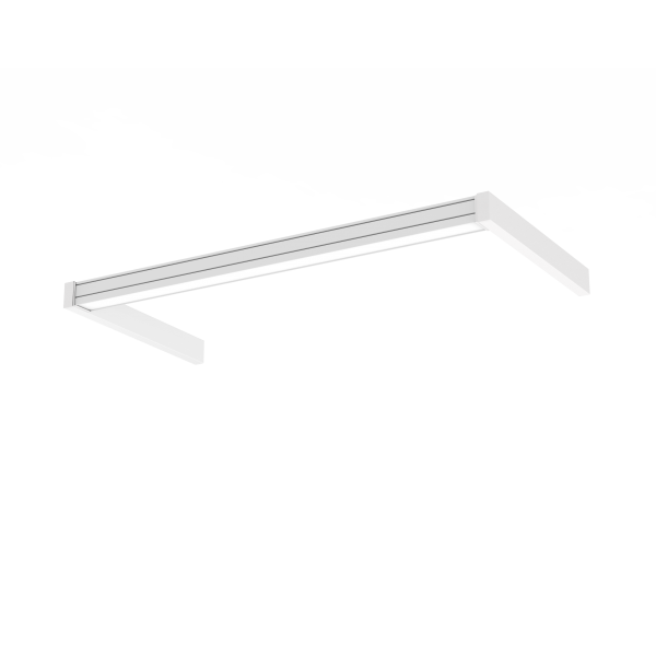 СВЕТОДИОДНЫЙ СВЕТИЛЬНИК VARTON INTEGRAL CRI90 IP40 RAL9003 БЕЛЫЙ МУАР С ОПАЛОВЫМ РАССЕИВАТЕЛЕМ Integral 1500 IP40