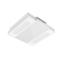 СВЕТОДИОДНЫЙ СВЕТИЛЬНИК VARTON С UV-БЛОКОМ ВСТРАИВАЕМЫЙ IP40 С ПРИЗМАТИЧЕСКИМ РАССЕИВАТЕЛЕМ GLOBAL WHITE BIOGUARD МАТОВЫЙ UV 070 595*595*126 мм IP40 встраиваемые