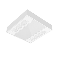 СВЕТОДИОДНЫЙ СВЕТИЛЬНИК VARTON С UV-БЛОКОМ НАКЛАДНОЙ IP40 С ПРИЗМАТИЧЕСКИМ РАССЕИВАТЕЛЕМ GLOBAL WHITE BIOGUARD МАТОВЫЙ UV 070 600*600*127 мм IP40 накладные