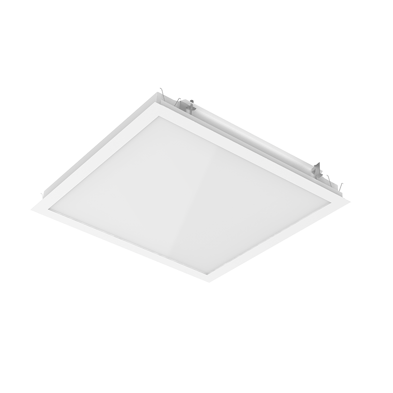 45 ВТ 4000 K 620Х610Х67 ММ МОНТАЖНЫЙ РАЗМЕР 600Х600 ММ С ОПАЛОВЫМ РАССЕИВАТЕЛЕМ RAL9003 МАТОВЫЙ ДИММИРУЕМЫЙ ПО ПРОТОКОЛУ DALI