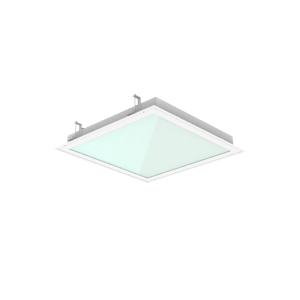 55 ВТ CRI90 4000 K 600Х600Х100 ММ IP65 С ЗАЩИТНЫМ СИЛИКАТНЫМ СТЕКЛОМ ДЛЯ УСТАНОВКИ В СЭНДВИЧ-ПАНЕЛИ ДИММИРУЕМЫЙ ПО ПРОТОКОЛУ DALI