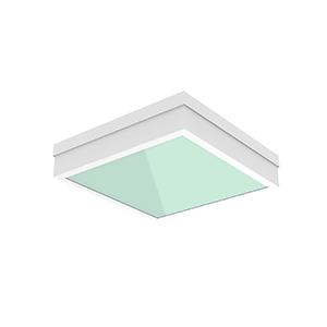 38 ВТ CRI90 4000 K ВСТРАИВАЕМЫЙ/НАКЛАДНОЙ 295Х295Х70 ММ РАССЕИВАТЕЛЬ ЗАКАЛЕННОЕ СТЕКЛО IP54 DALI