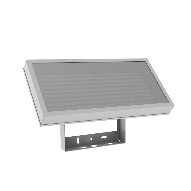 75 ВТ 5000 K IP54 С РАССЕИВАТЕЛЕМ ПРОЗРАЧНОЕ ЗАКАЛЕННОЕ СТЕКЛО RAL7045